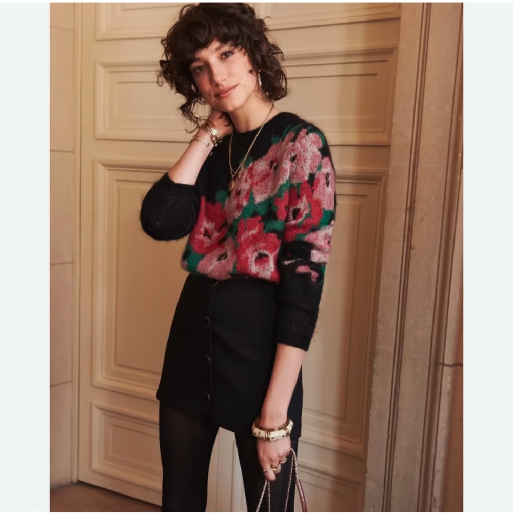 Sézane Floral Sweater Alessandro